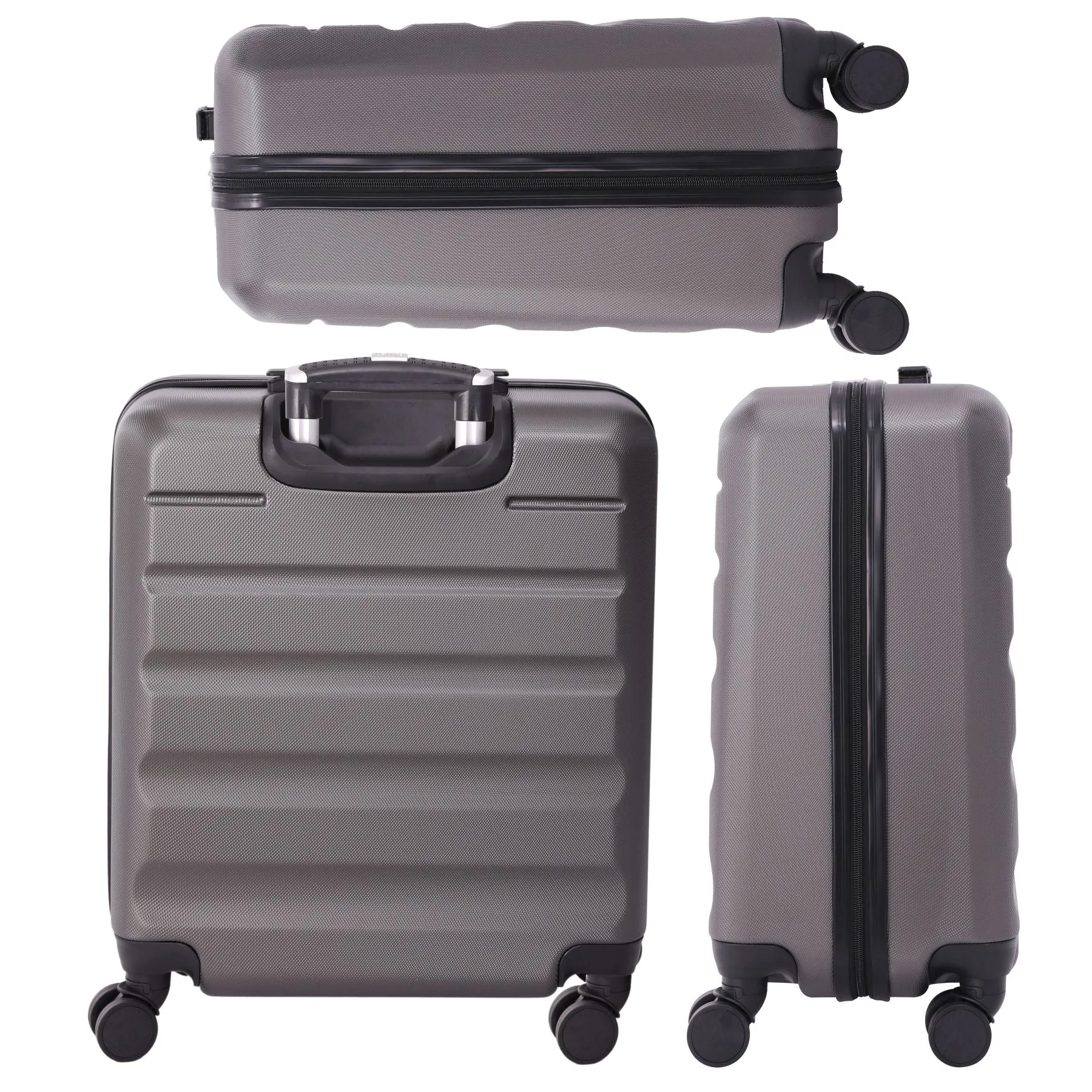 Aerolite 56x45x25cm Easyjet Large Cabin, British Airways, Jet2 Maximum Allowance 8 Wheel Ultra Light 8 Wheels Suitcase