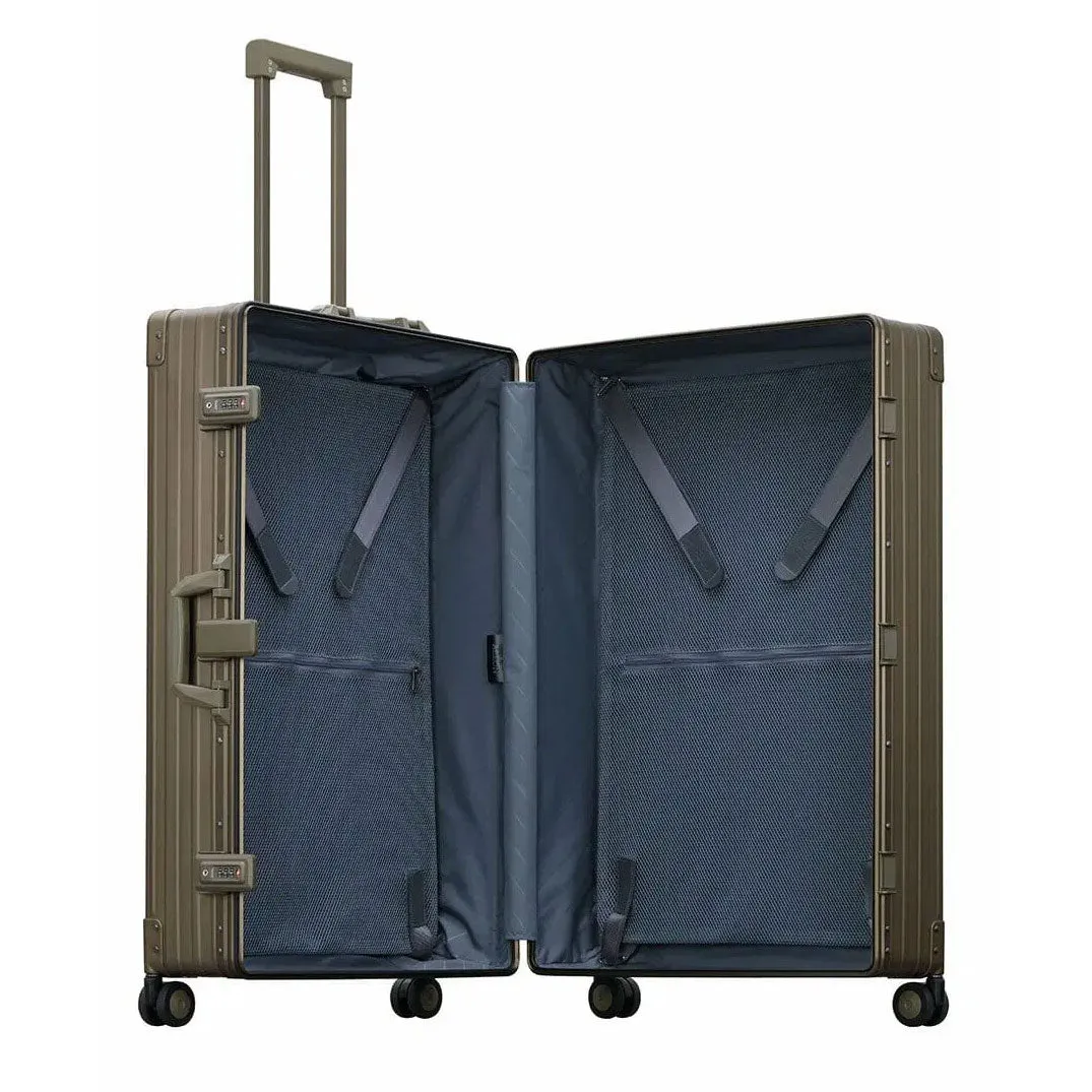 Aleon Aircraft Grade Aluminum 32″ Luggage Macro Plus Traveler Large Suitcase