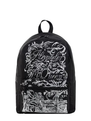 Alexander McQueen Blake Illustration Metropolitan Backpack