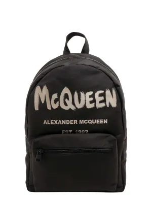 Alexander McQueen Graffiti Metropolitan Backpack