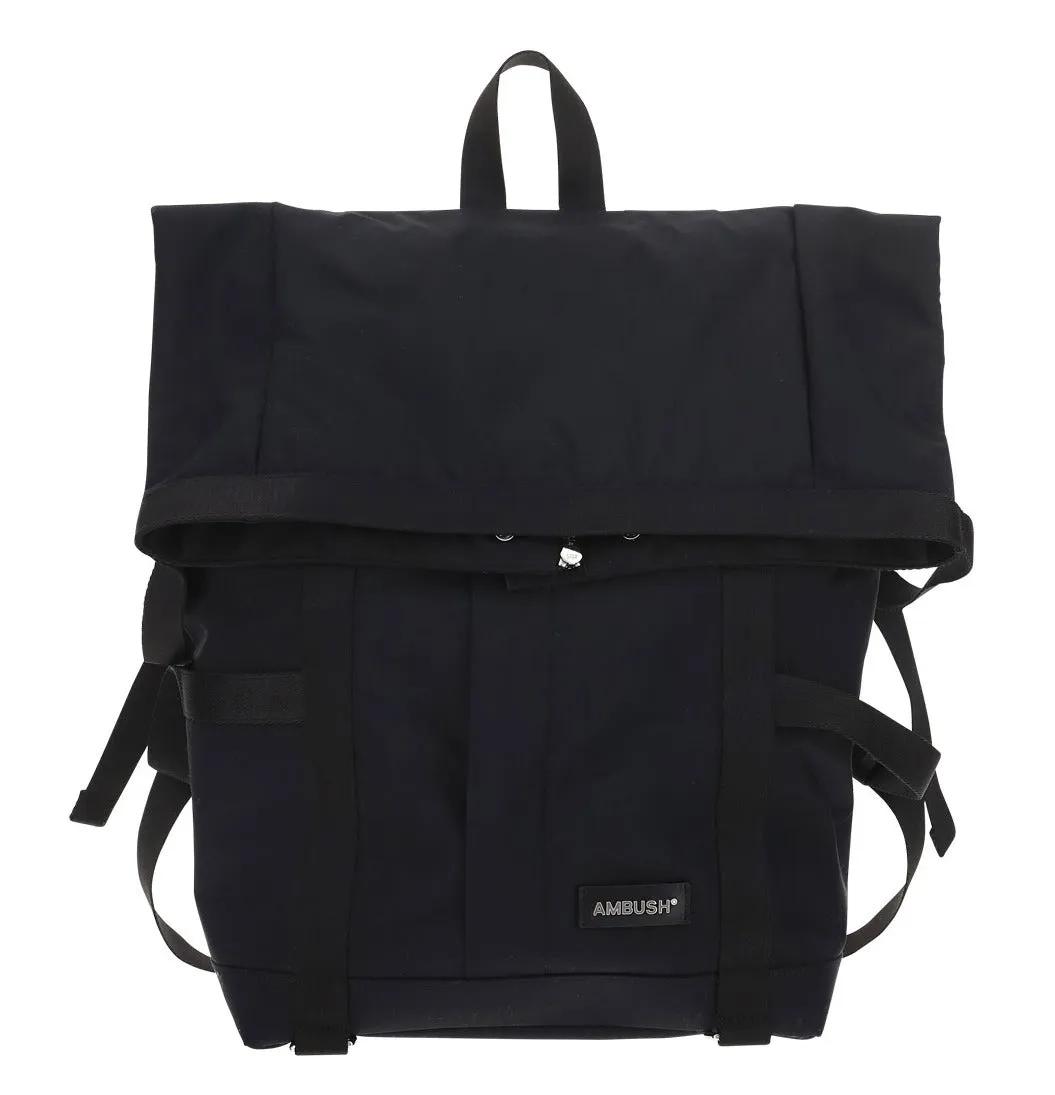 Ambush Logo-Patch Zipped Foldover Backpack