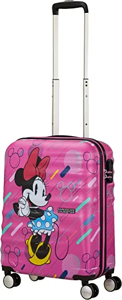 American Tourister Disney Wavebreaker Carry-On Spinner Luggage - Minnie Future Pop