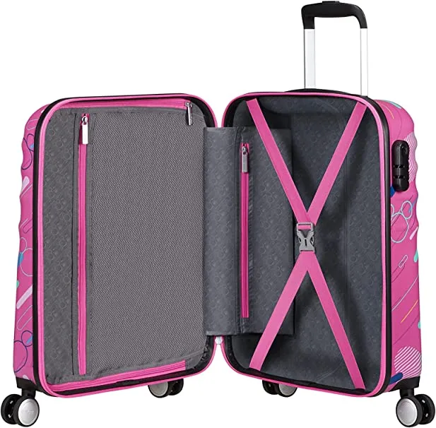 American Tourister Disney Wavebreaker Carry-On Spinner Luggage - Minnie Future Pop
