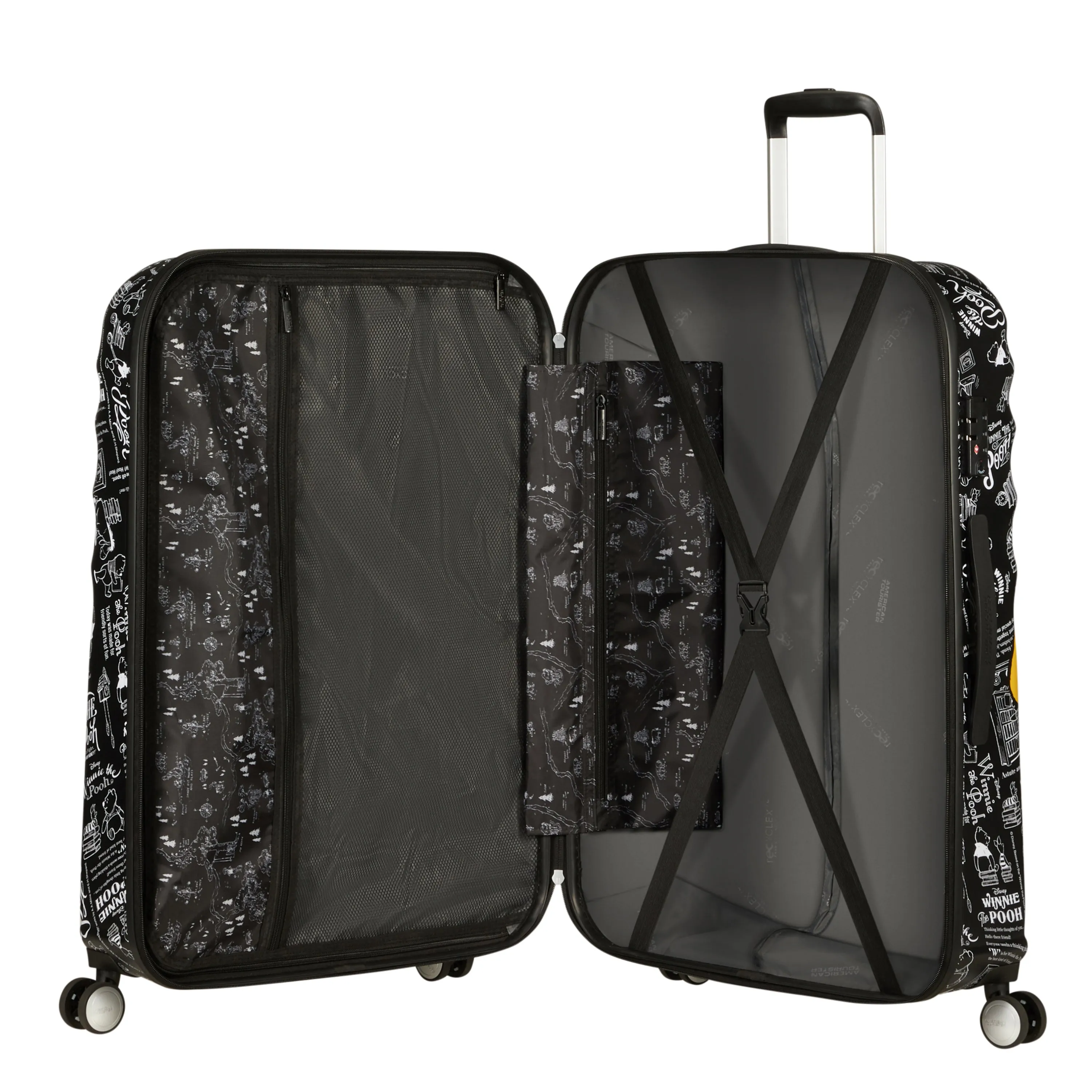 American Tourister Disney Wavebreaker Large Spinner Luggage - Winnie The Pooh