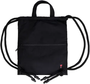Ami Ami De Coeur Logo Plaque Drawstring Backpack