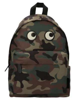 Anya Hindmarch Eyes Camouflage Zipped Backpack