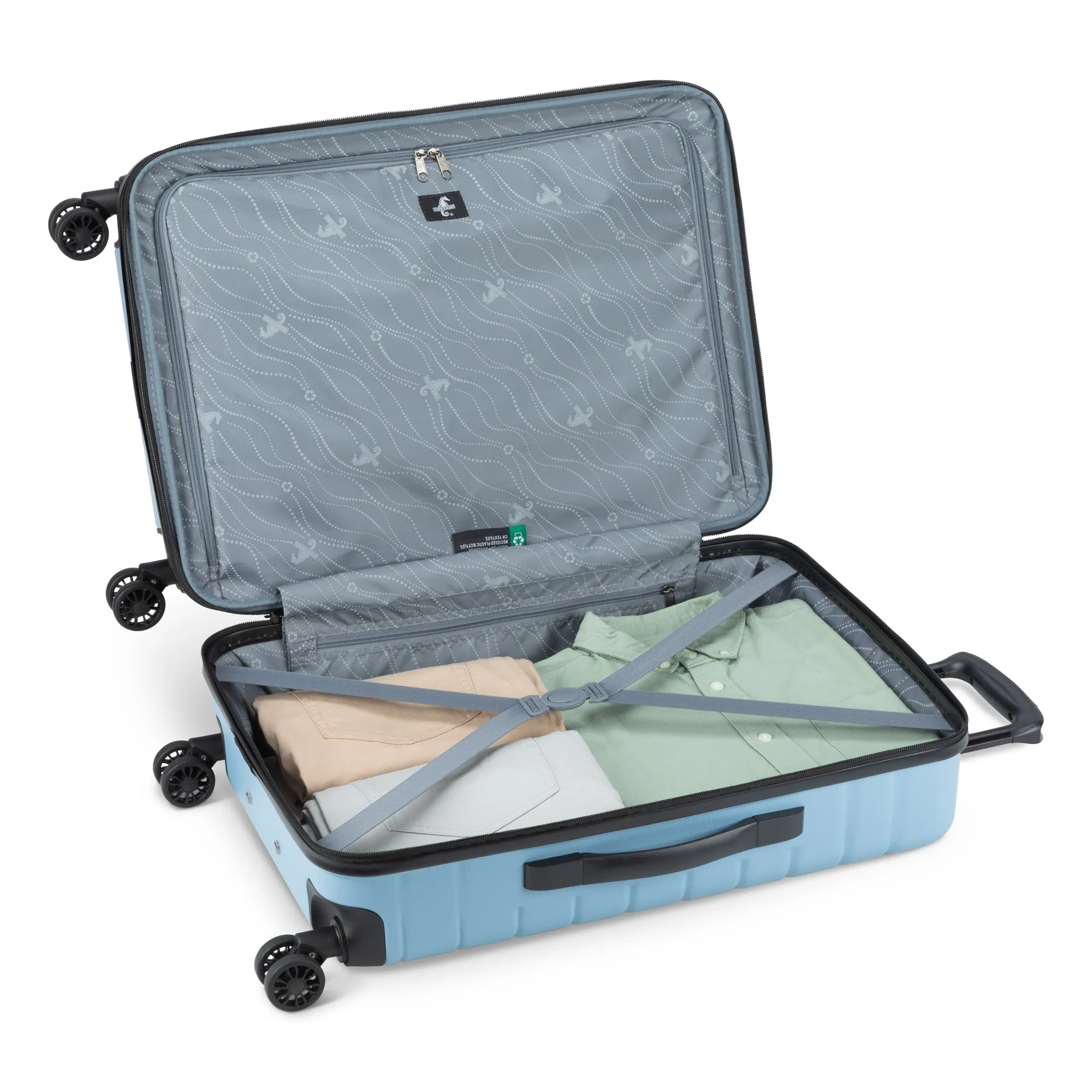 Atlantic Riptide Spinner Medium Expandable Luggage
