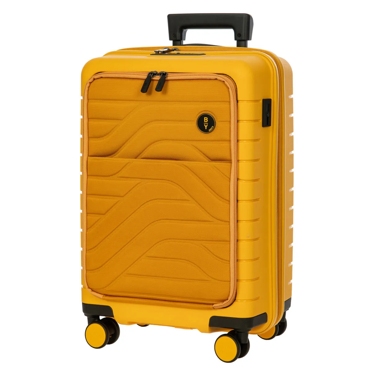 Bric's B Y Ulisse Expandable Spinner with Pocket - 21" Mango
