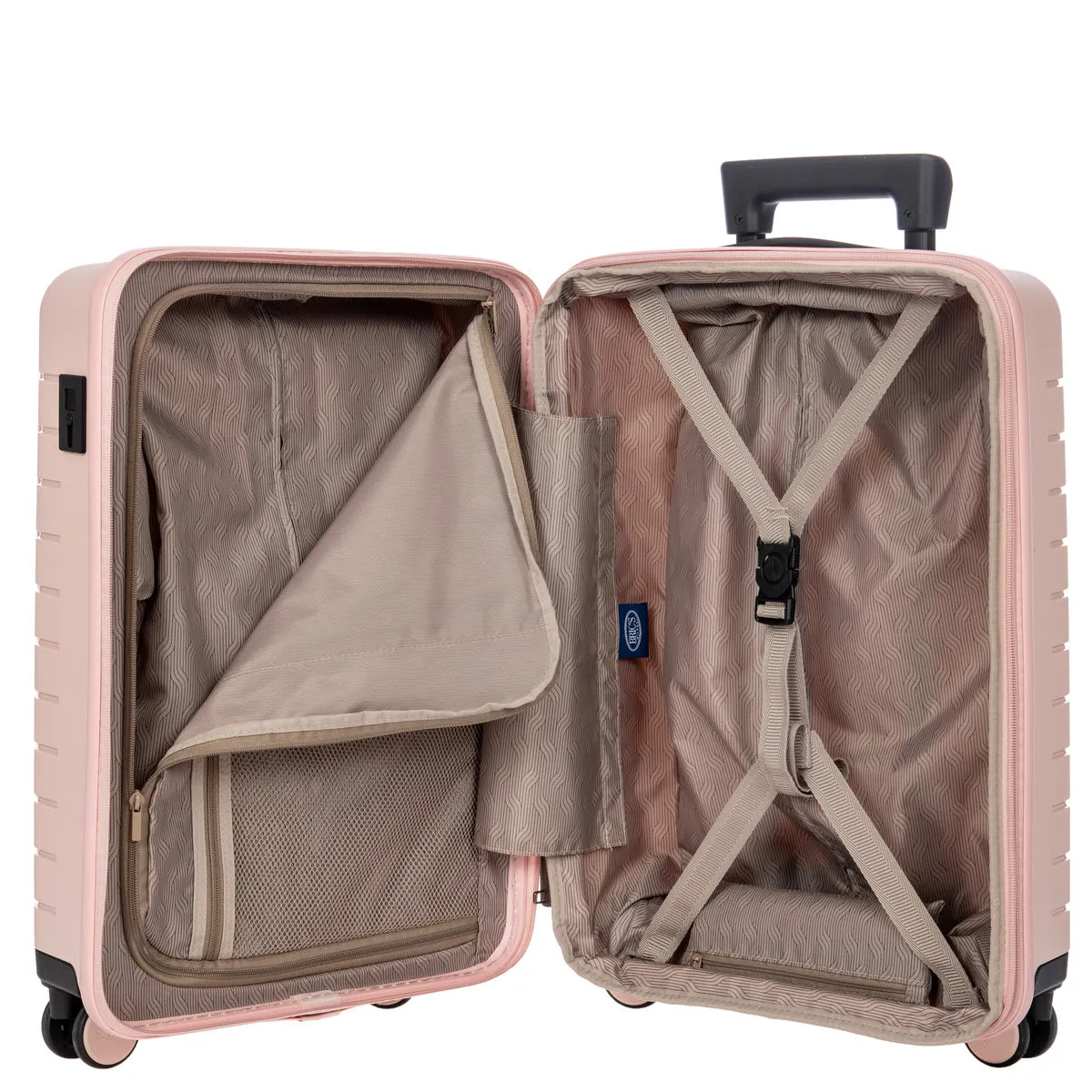 Bric's B Y Ulisse Expandable Spinner with Pocket - 21" Pearl Pink