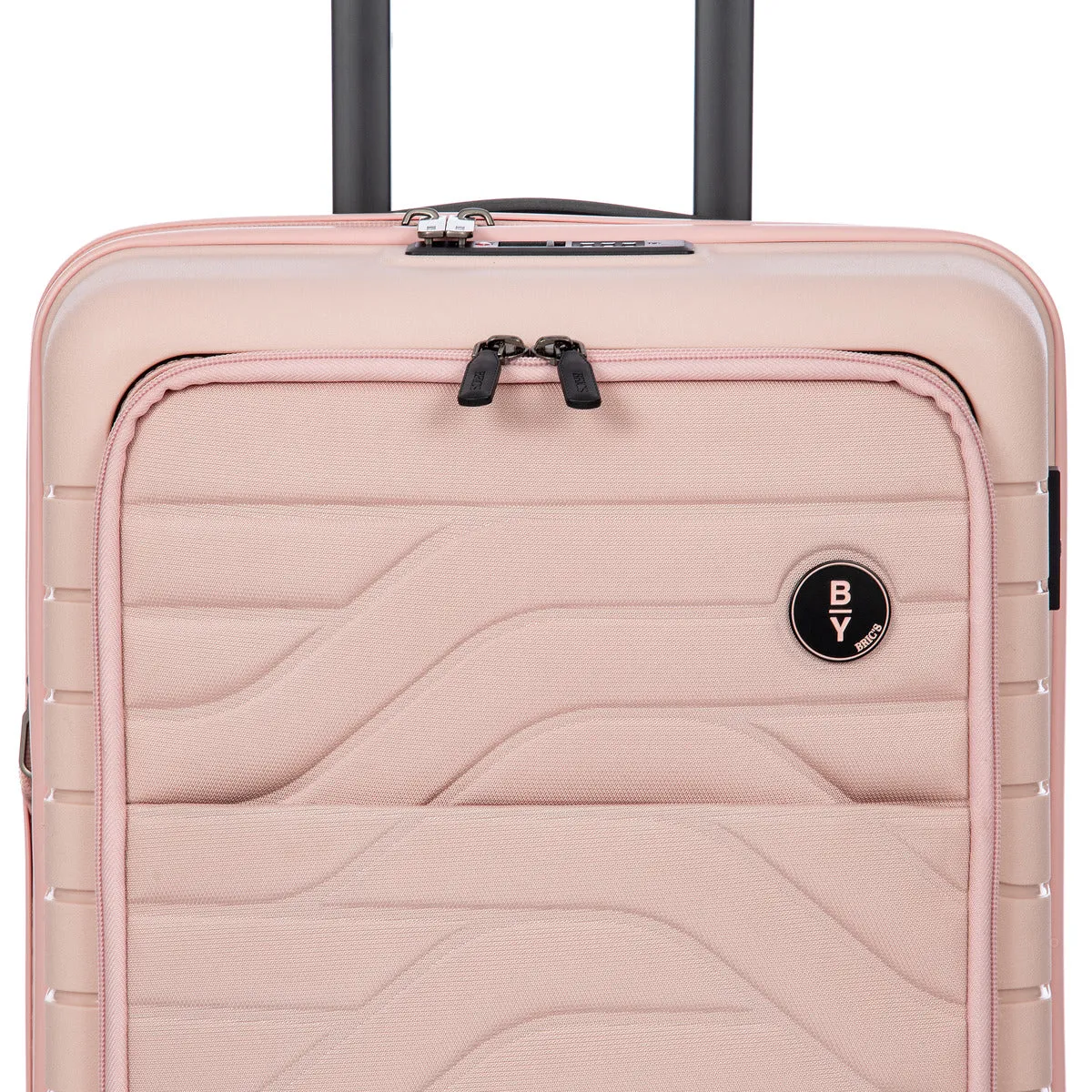 Bric's B Y Ulisse Expandable Spinner with Pocket - 21" Pearl Pink