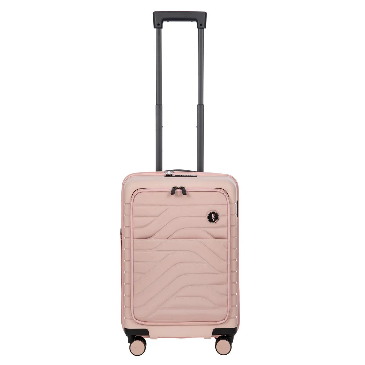 Bric's B Y Ulisse Expandable Spinner with Pocket - 21" Pearl Pink