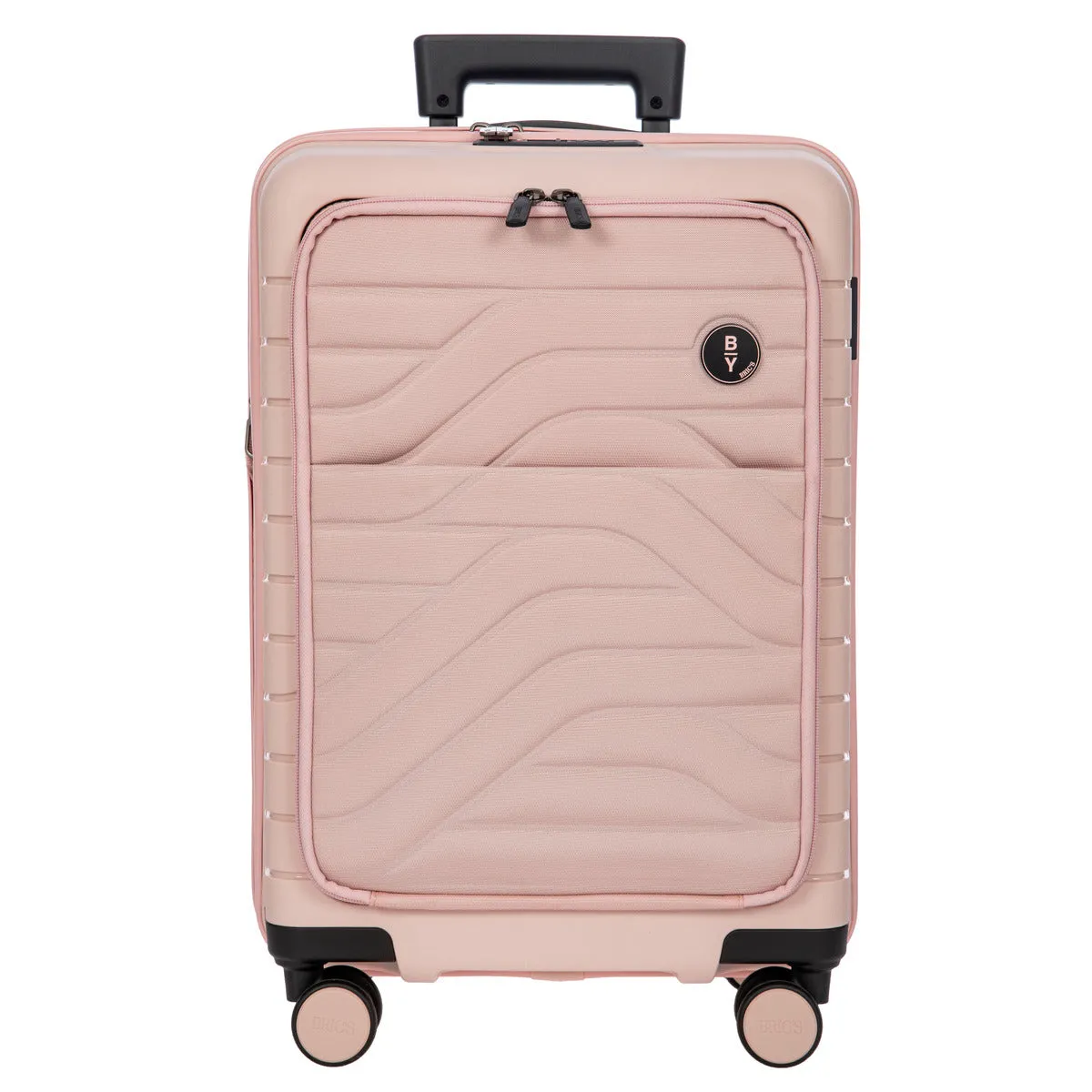 Bric's B Y Ulisse Expandable Spinner with Pocket - 21" Pearl Pink