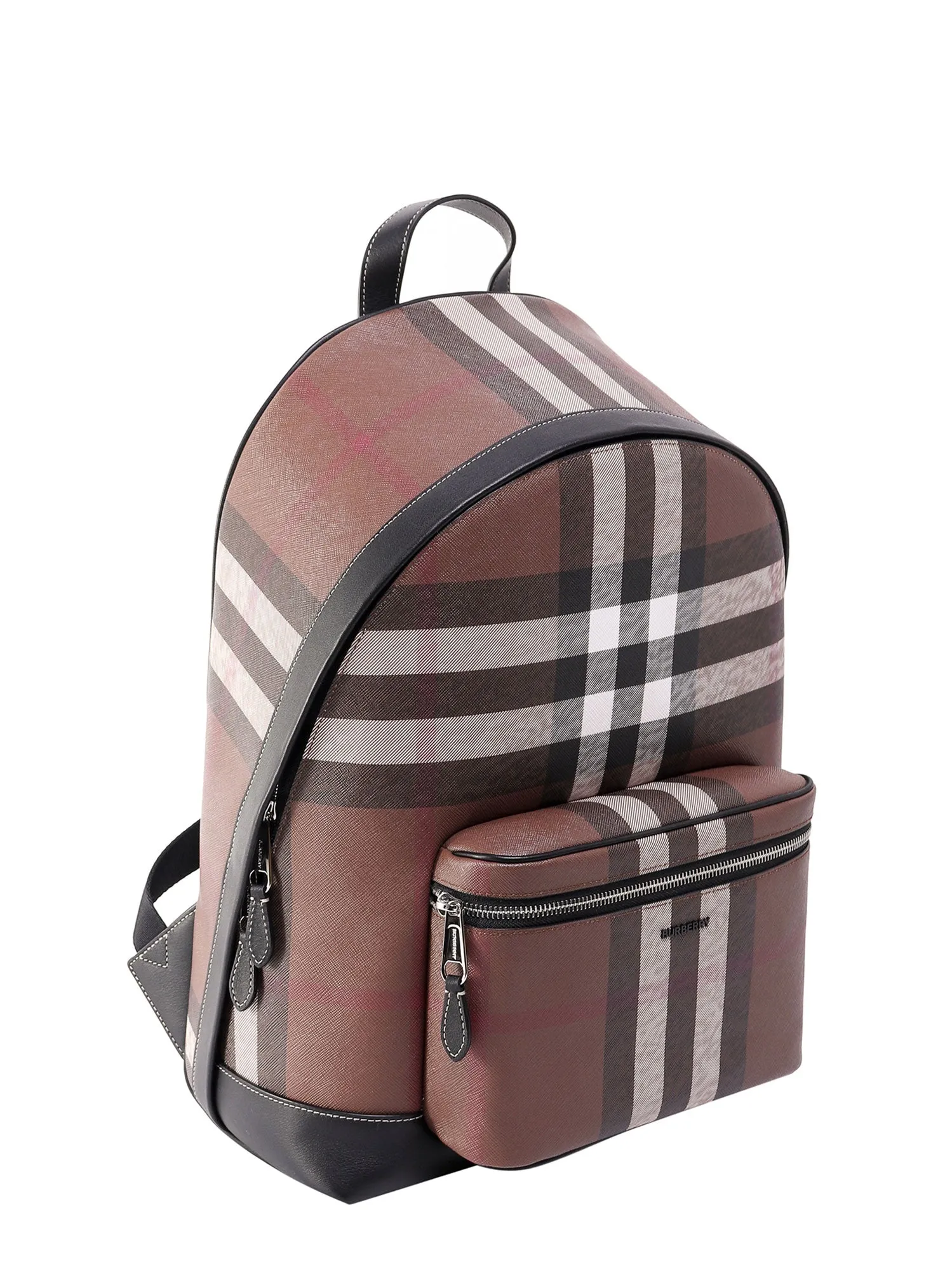 Burberry Check Patterned Backpack