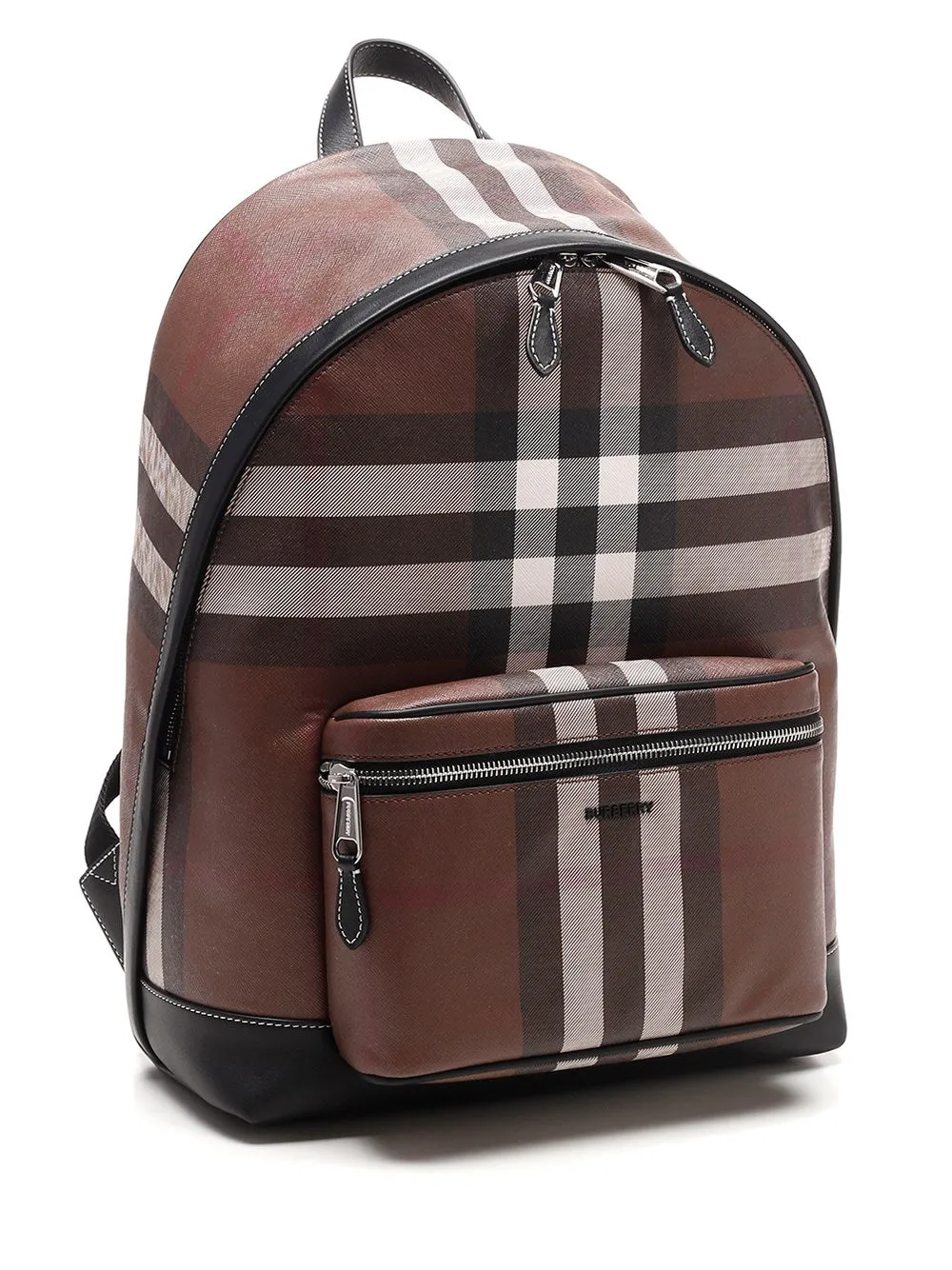 Burberry Check Print Backpack