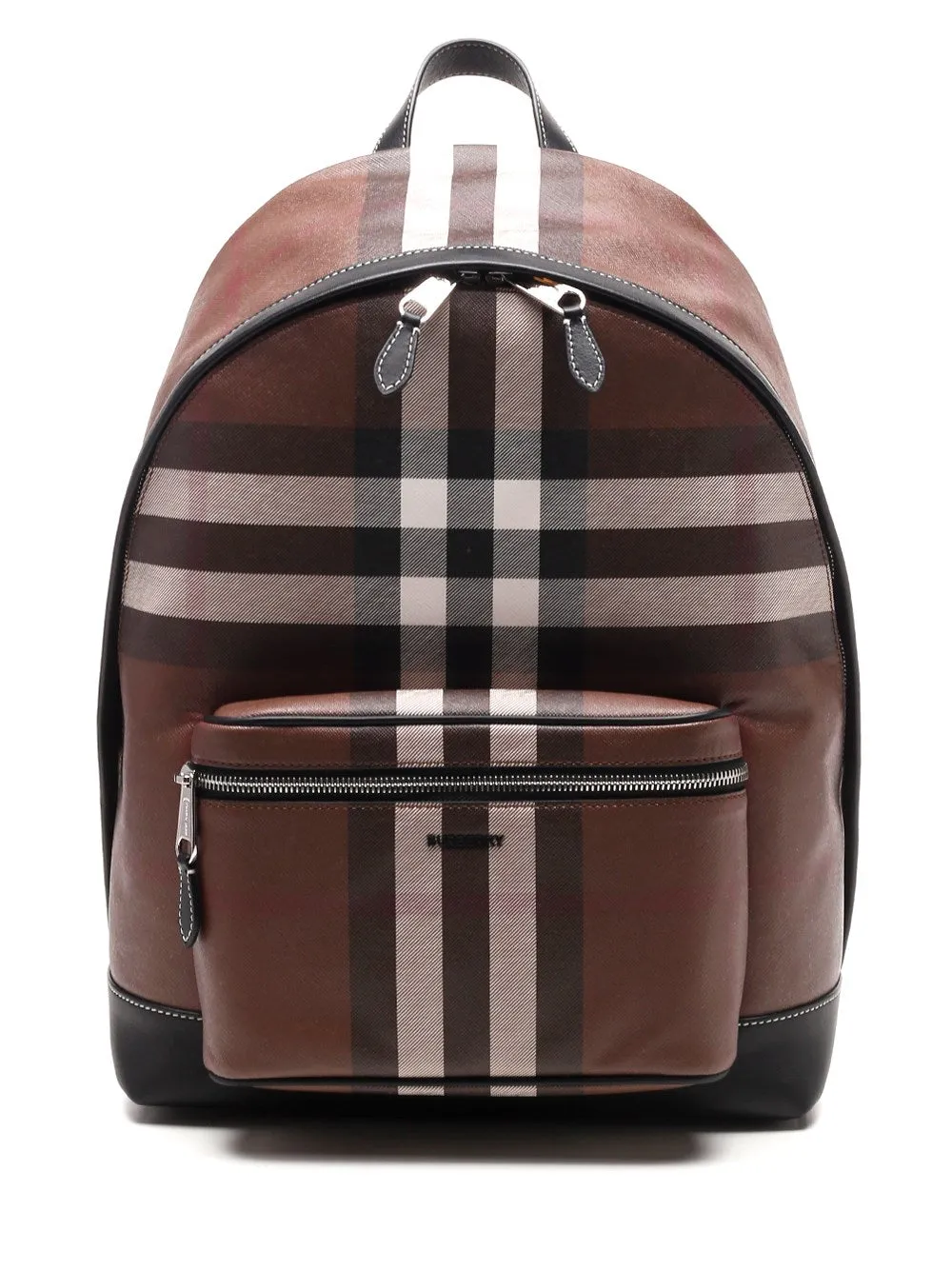 Burberry Check Print Backpack