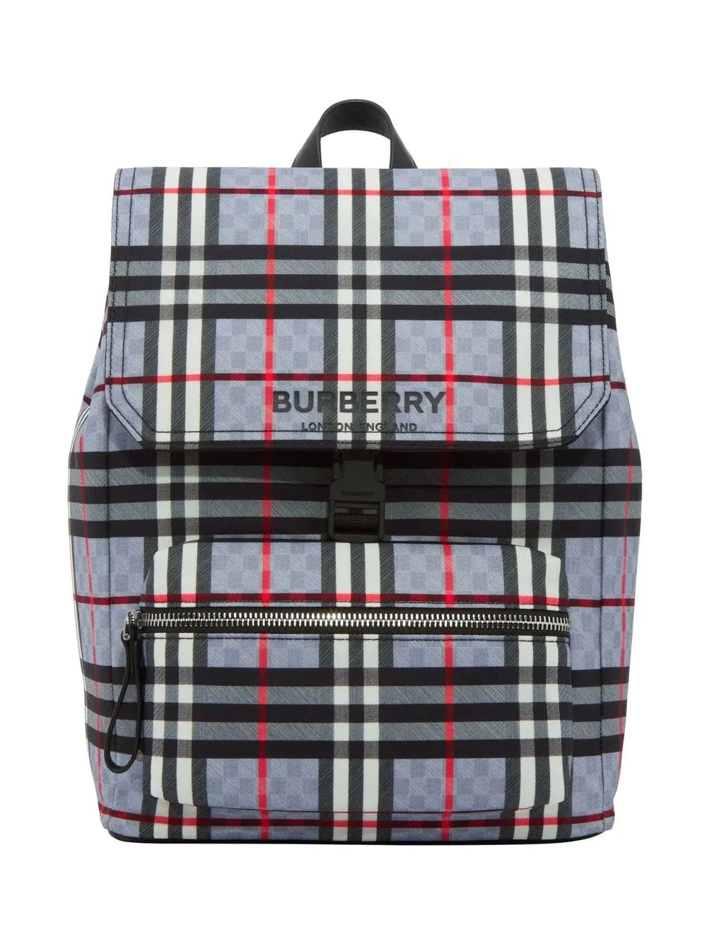 Burberry Kids Vintage Check Pattern Logo Printed Backpack