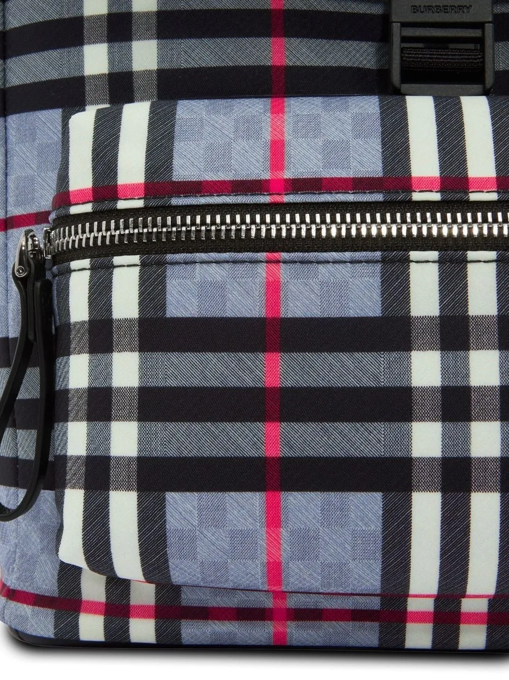 Burberry Kids Vintage Check Pattern Logo Printed Backpack