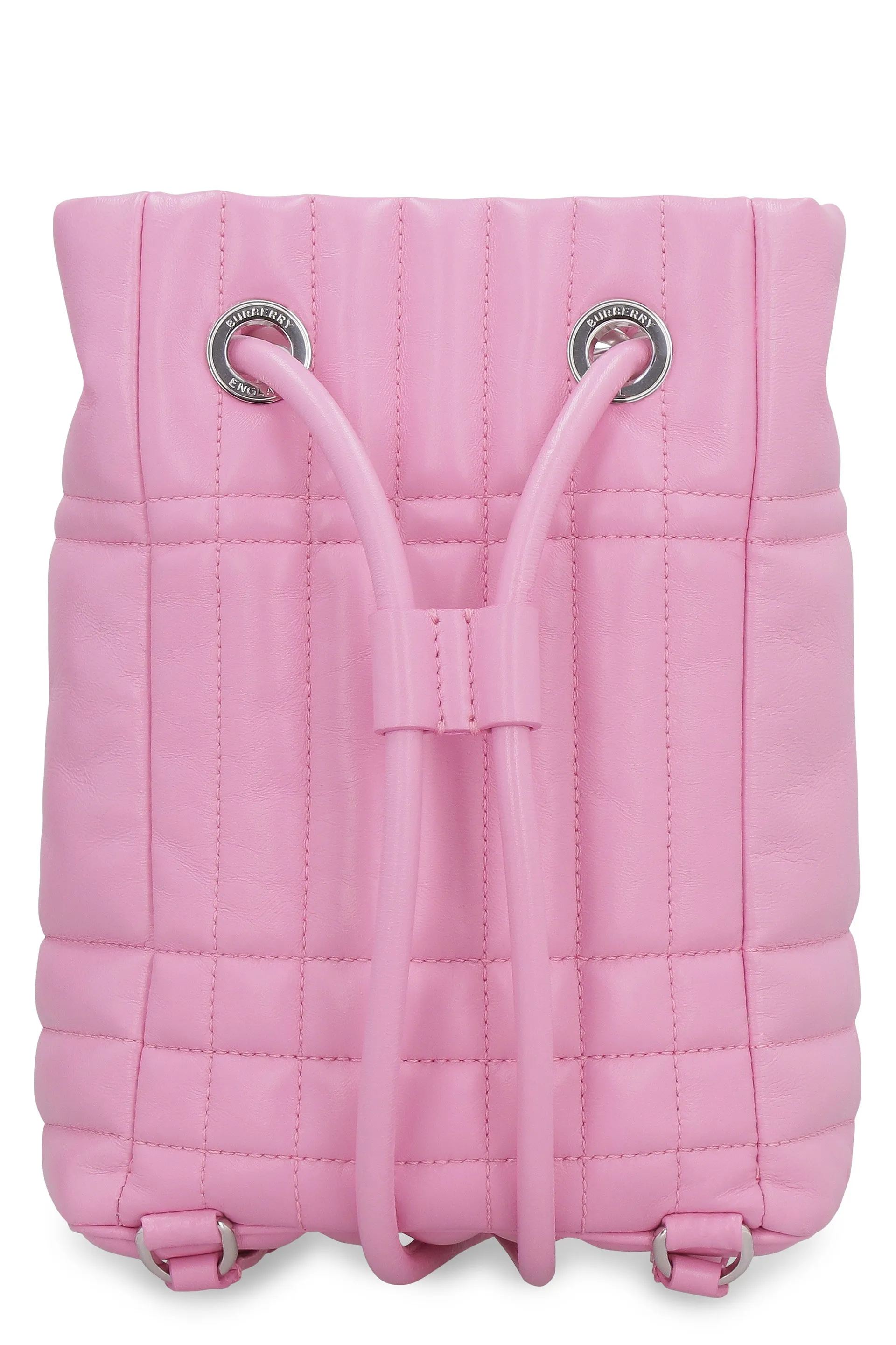 Burberry Lola Logo Plaque Quilted Backpack