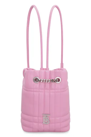Burberry Lola Logo Plaque Quilted Backpack