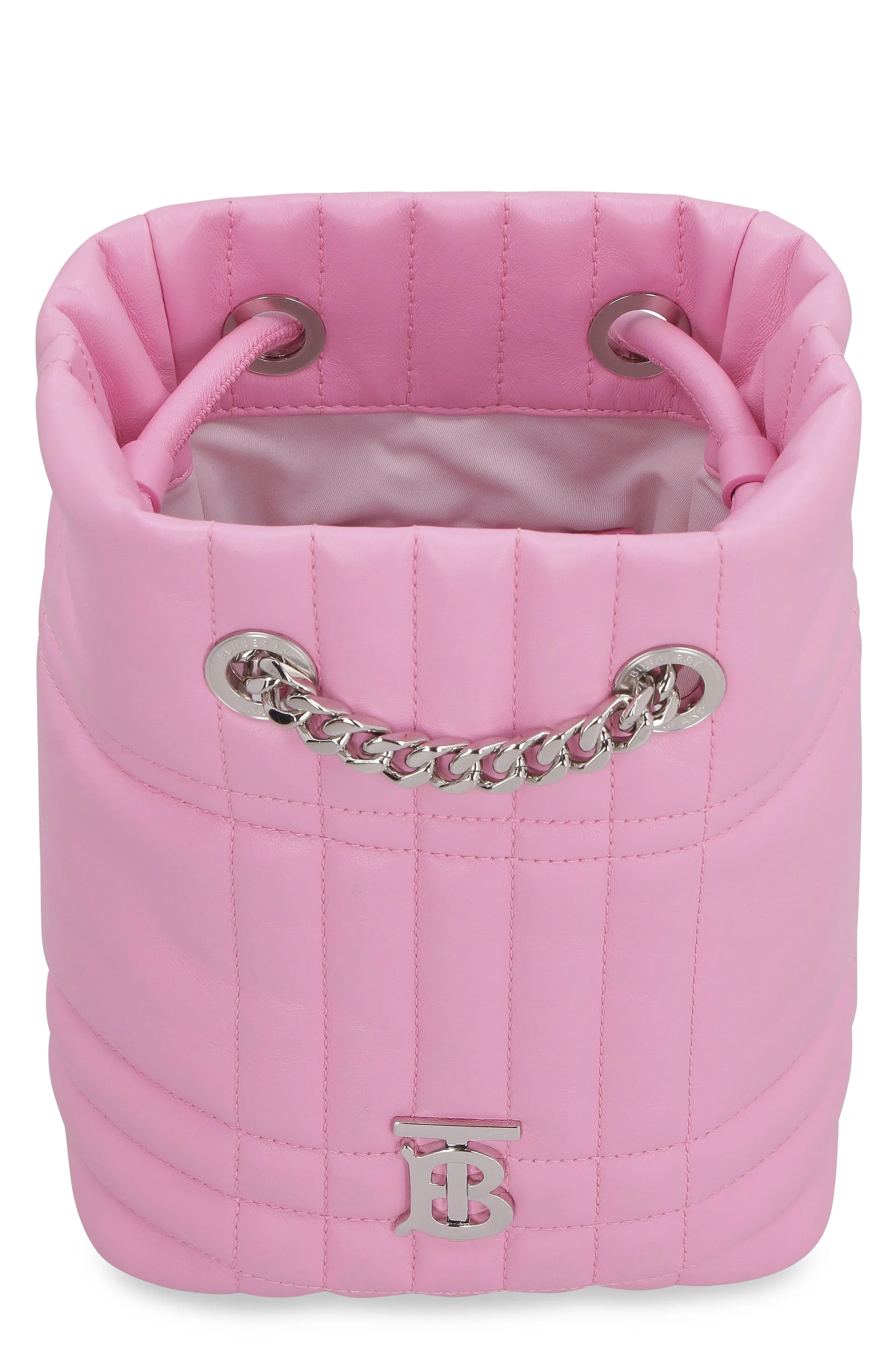 Burberry Lola Logo Plaque Quilted Backpack