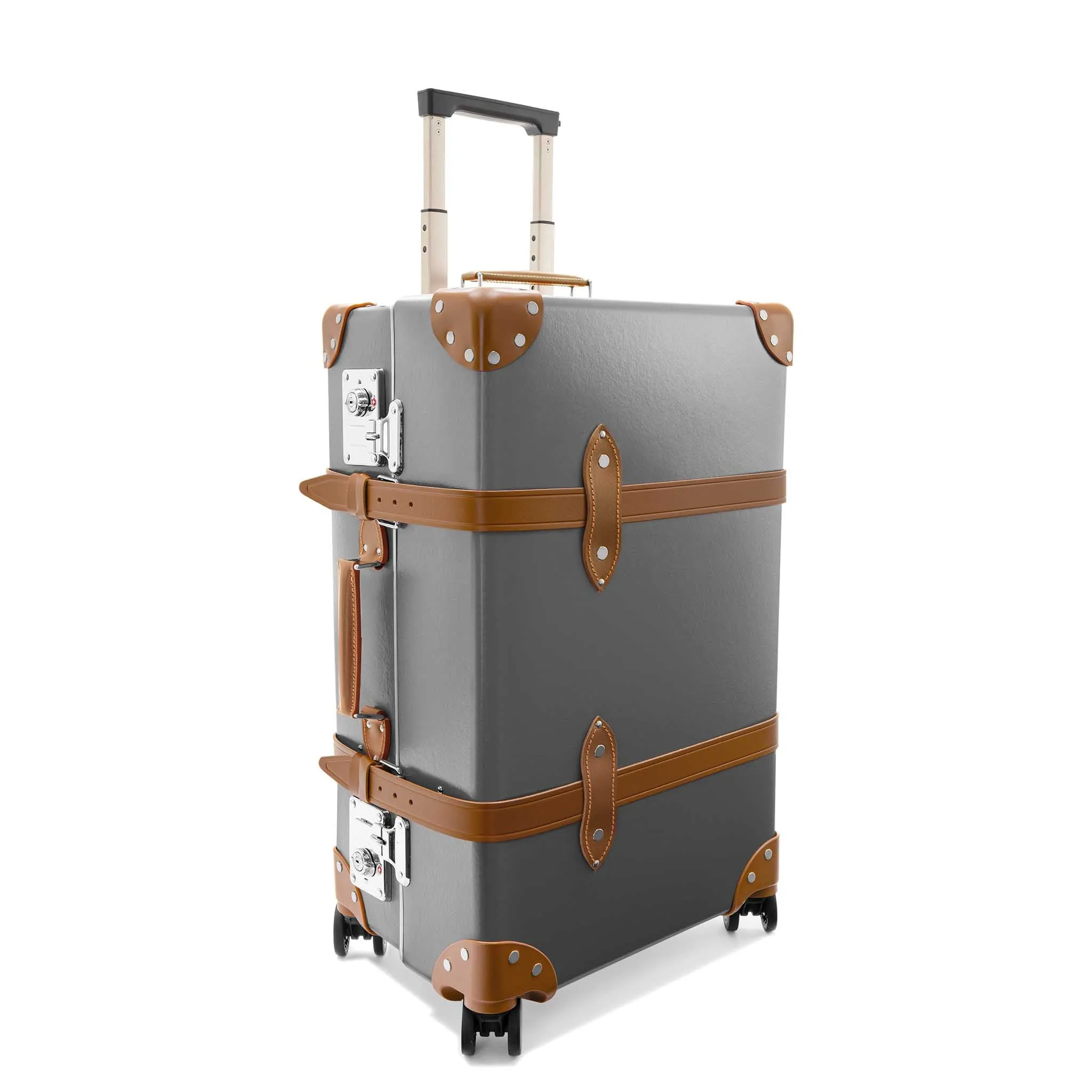 Centenary · Medium Check-In - 4 Wheels | Grey/Caramel