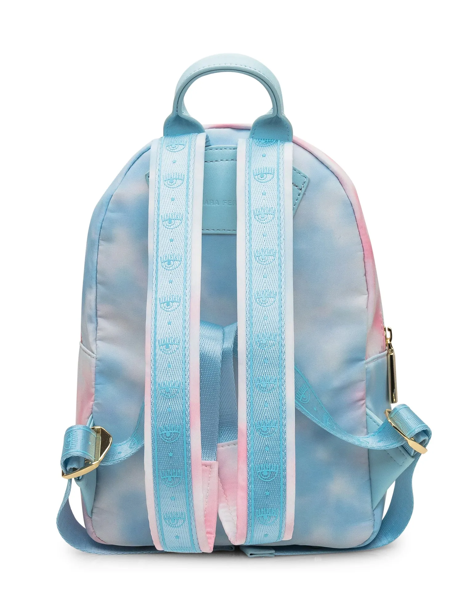 Chiara Ferragni Eye-Embroidered Tie-Dyed Backpack