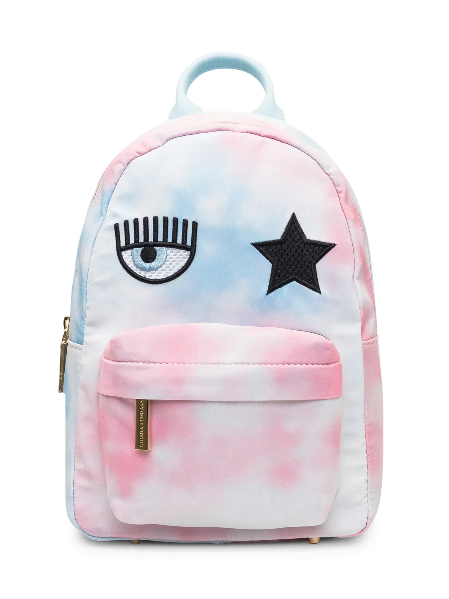 Chiara Ferragni Eye-Embroidered Tie-Dyed Backpack