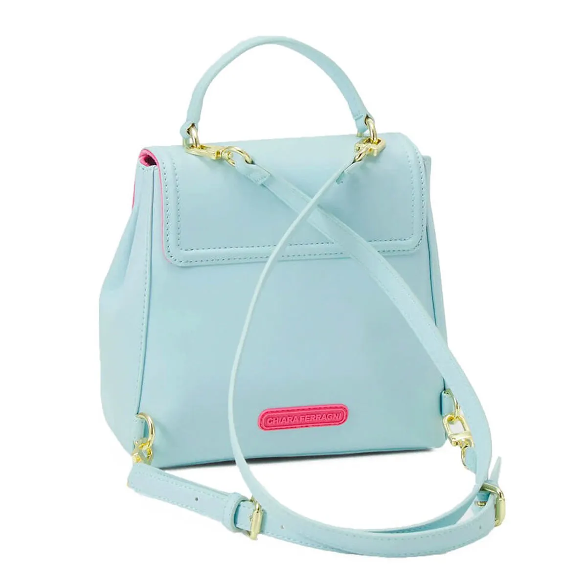 Chiara Ferragni Eyelike Small Top Handle Backpack