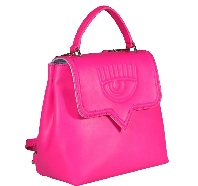 Chiara Ferragni Eyelike Small Top Handle Backpack