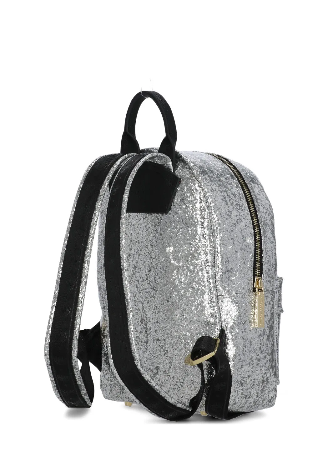 Chiara Ferragni Glitter-Embellished Zipped Backpack