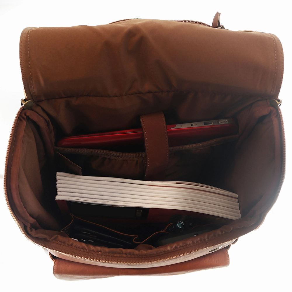 Colombian Leather Laptop Rucksack