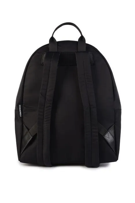 Dsquared2 Kids Logo Printed Zipped Backpack