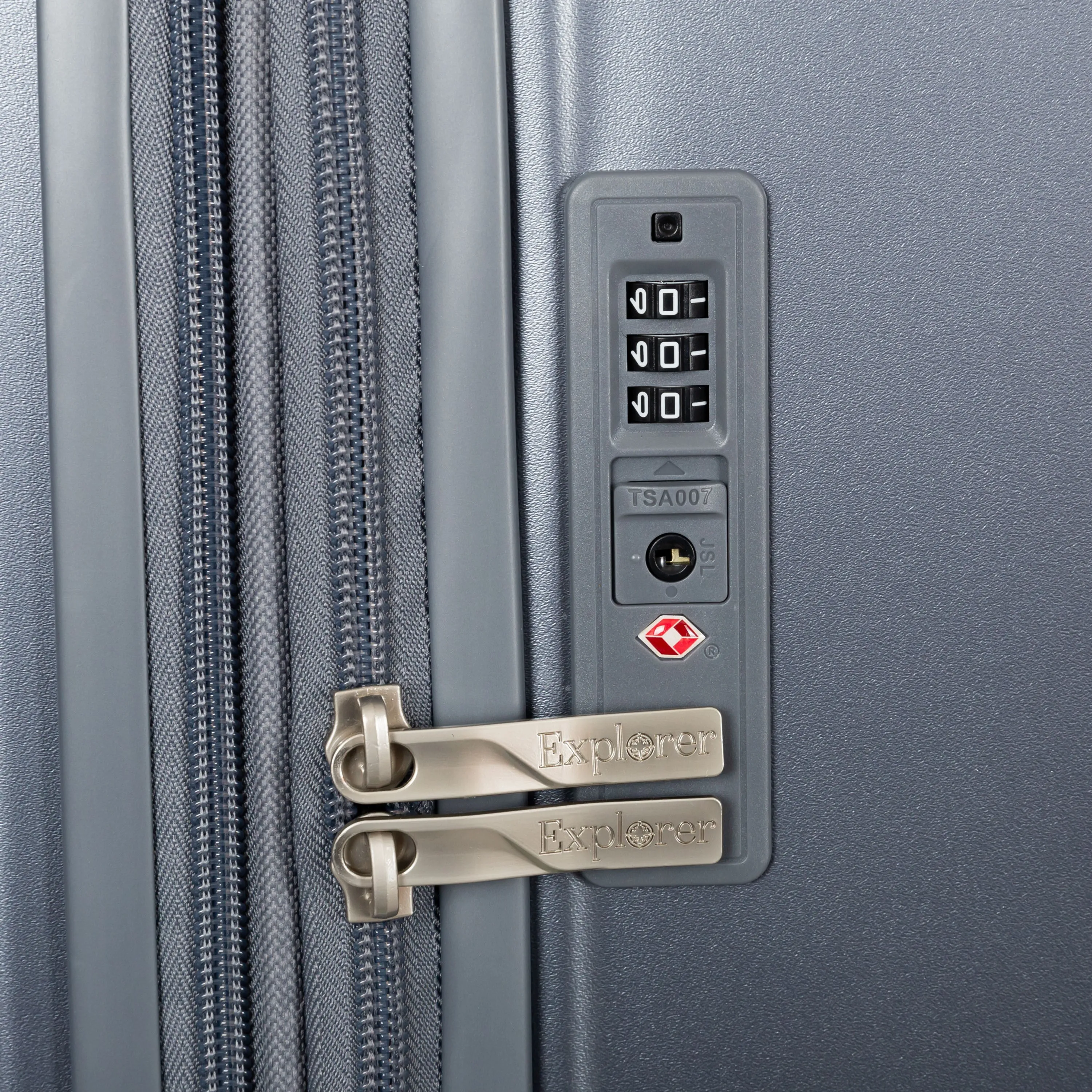 Explorer Passport Anti-Theft Expandable 2-Piece Luggage Set (Carry-On and Medium)