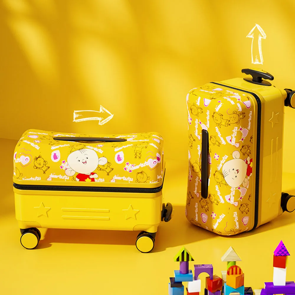 Ginza Travel Hardshell Ride-on Kids Suitcase