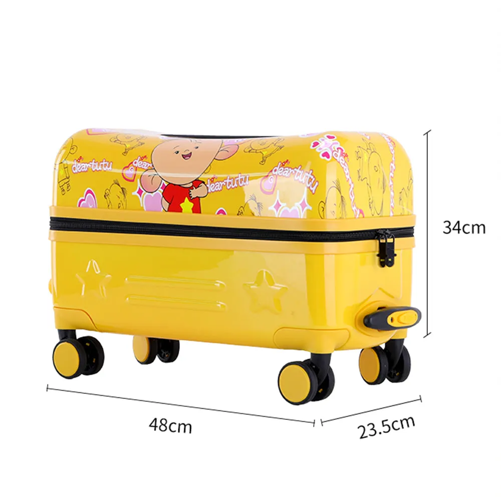 Ginza Travel Hardshell Ride-on Kids Suitcase