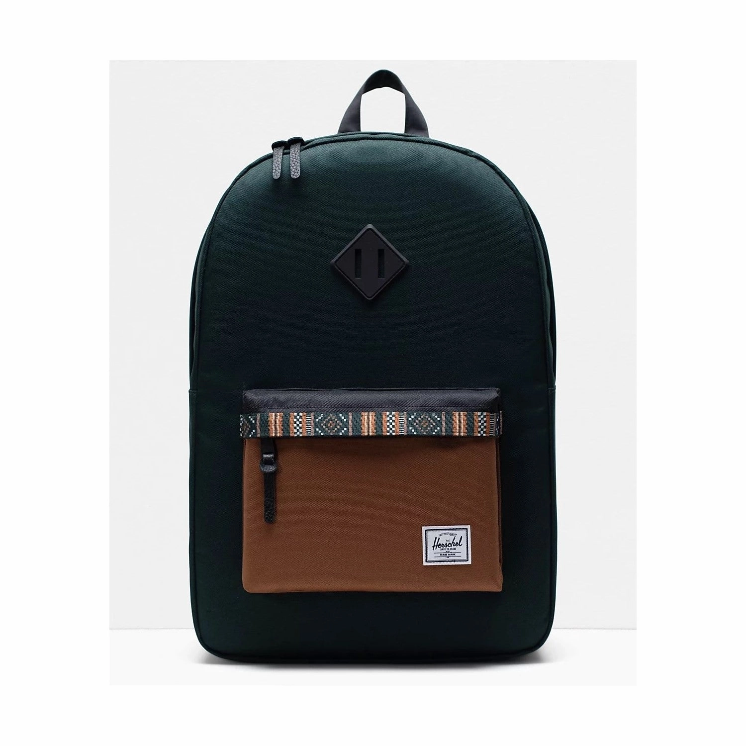 Herschel Heritage Backpack - Scarab/Black/Saddle Brown