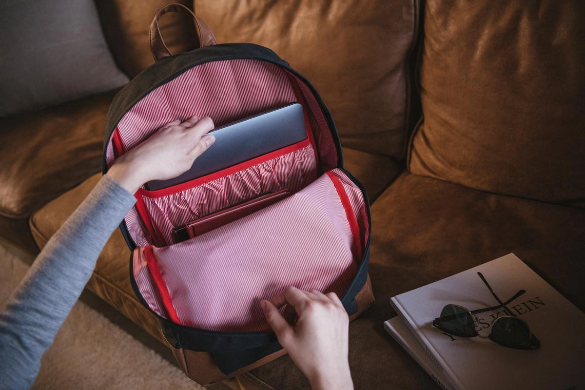 Herschel Heritage Backpack - Scarab/Black/Saddle Brown