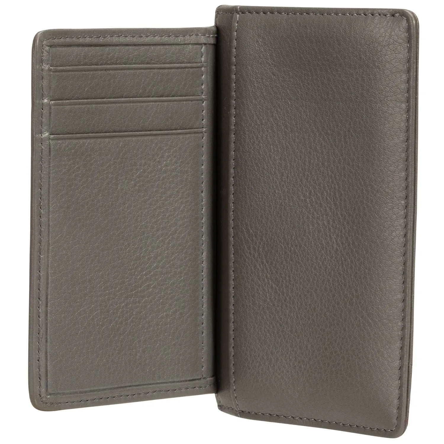 Mancini BASKET WEAVE RFID Secure Card Case and Coin Pocket