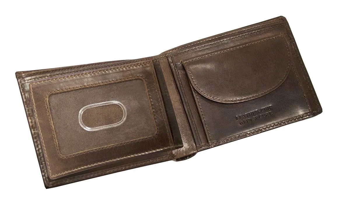 Mancini BOULDER Men's RFID Secure Wallet with Removable Passcase and Coin Pocket