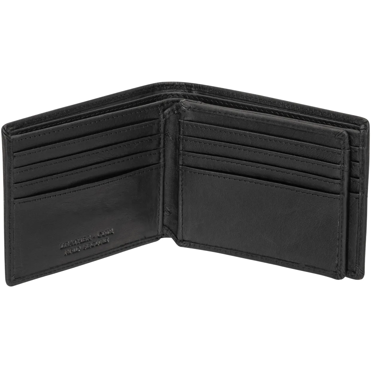 Mancini BUFFALO RFID Secure Center Wing Billfold