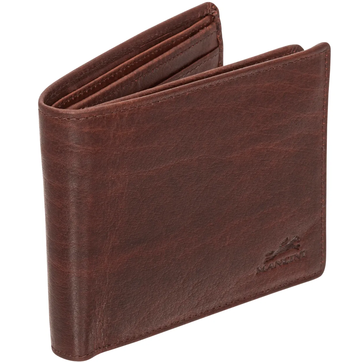 Mancini BUFFALO RFID Secure Center Wing Billfold