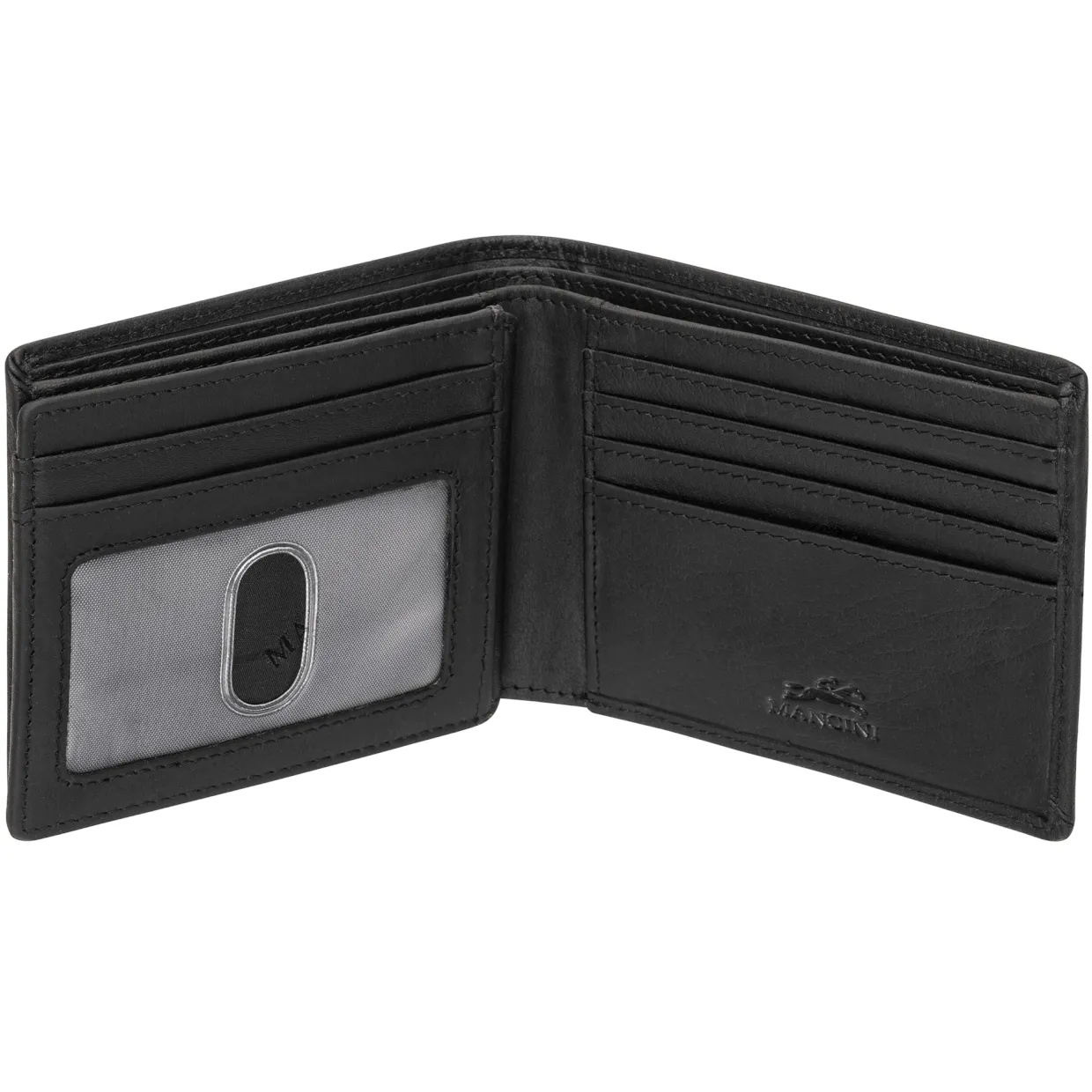 Mancini BUFFALO RFID Secure Center Wing Billfold