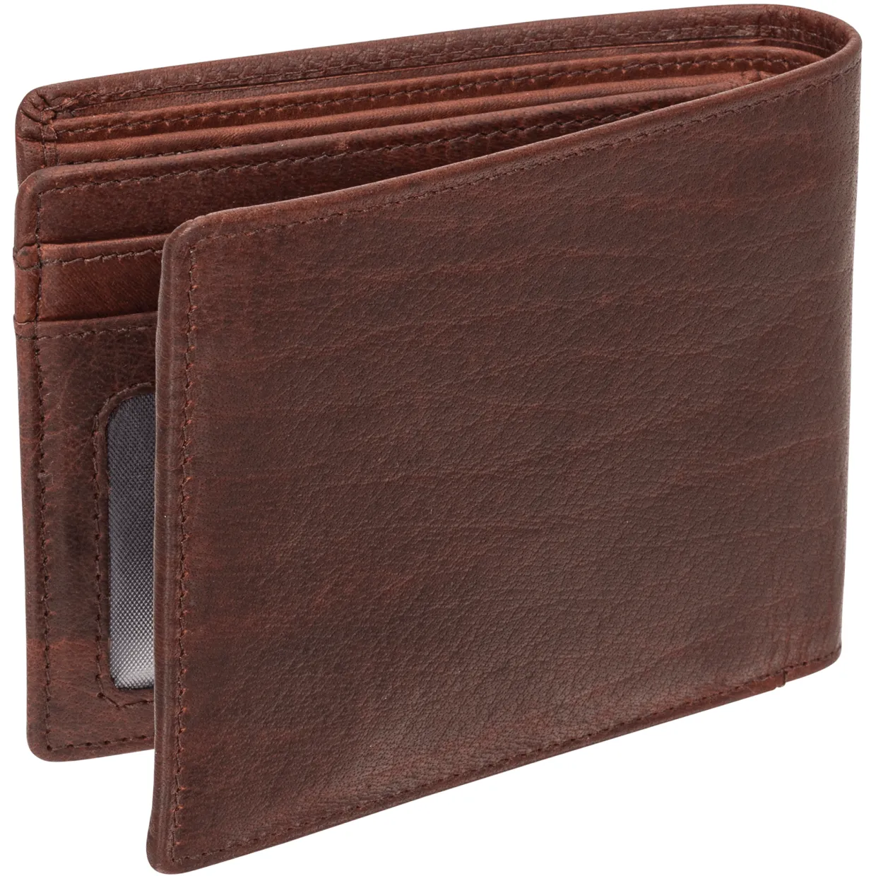 Mancini BUFFALO RFID Secure Center Wing Billfold