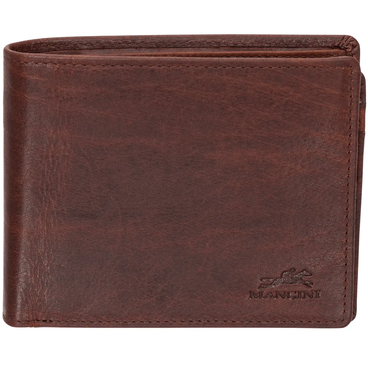 Mancini BUFFALO RFID Secure Center Wing Billfold