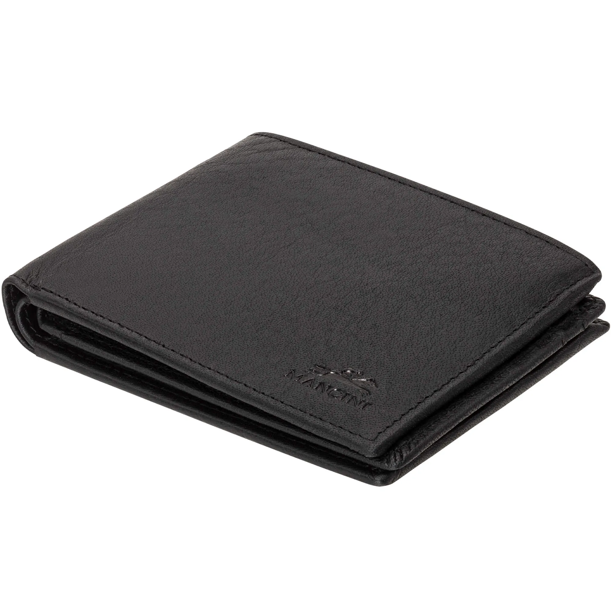 Mancini BUFFALO RFID Secure Center Wing Wallet with Coin Pocket