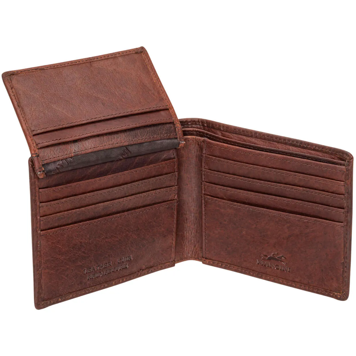 Mancini BUFFALO RFID Secure Left Wing Billfold