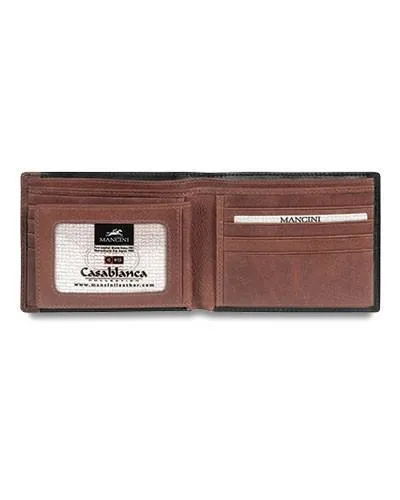 Mancini CASABLANCA Collection Men's Billfold with Removable Passcase (RFID Secure)