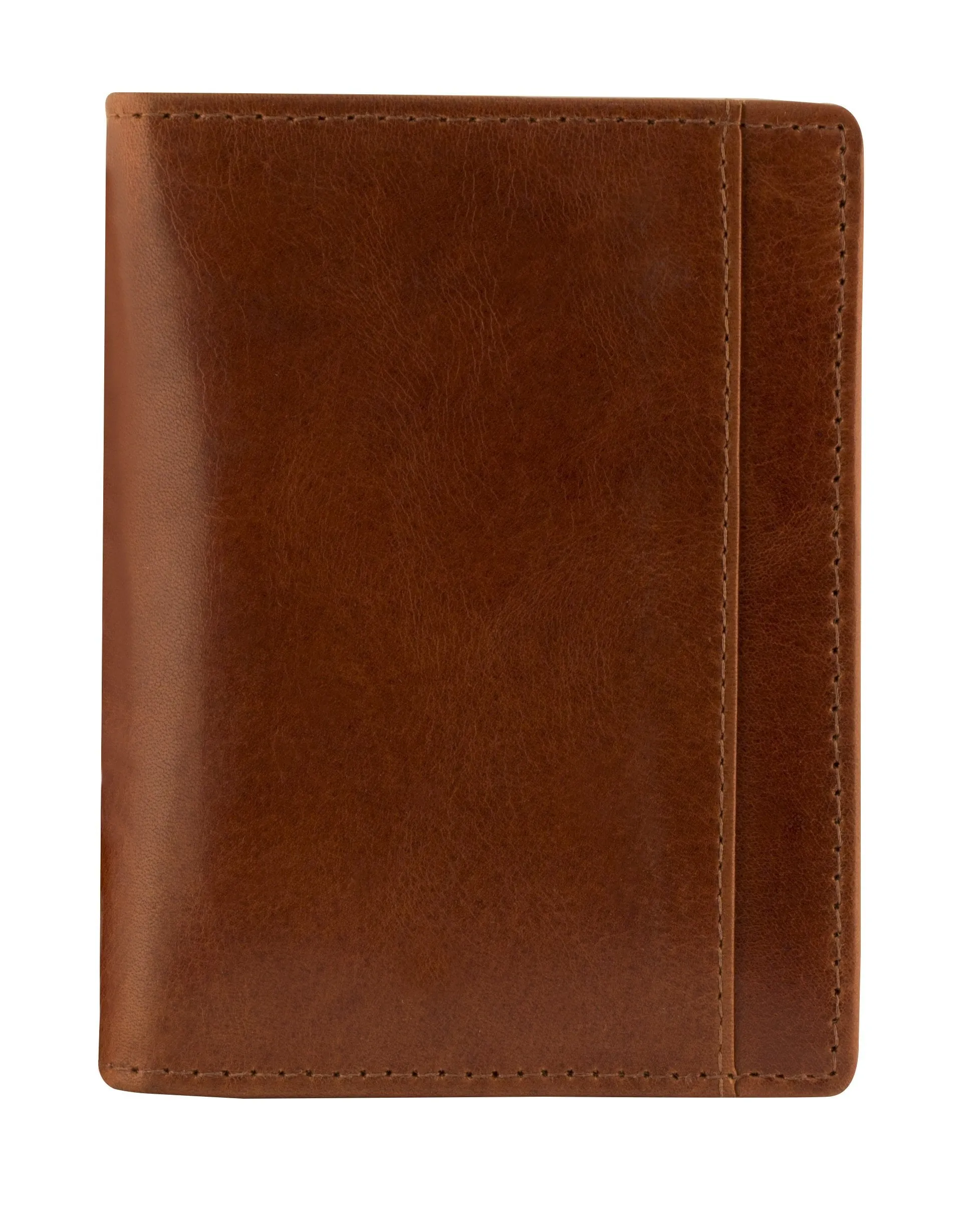 Mancini CASABLANCA Collection Men's Unique Vertical Wing Wallet (RFID Secure)