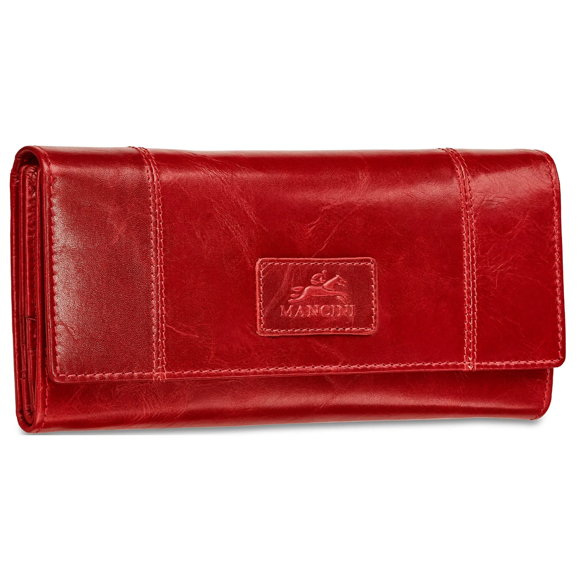 Mancini CASABLANCA Ladies' RFID Secure Trifold Wallet