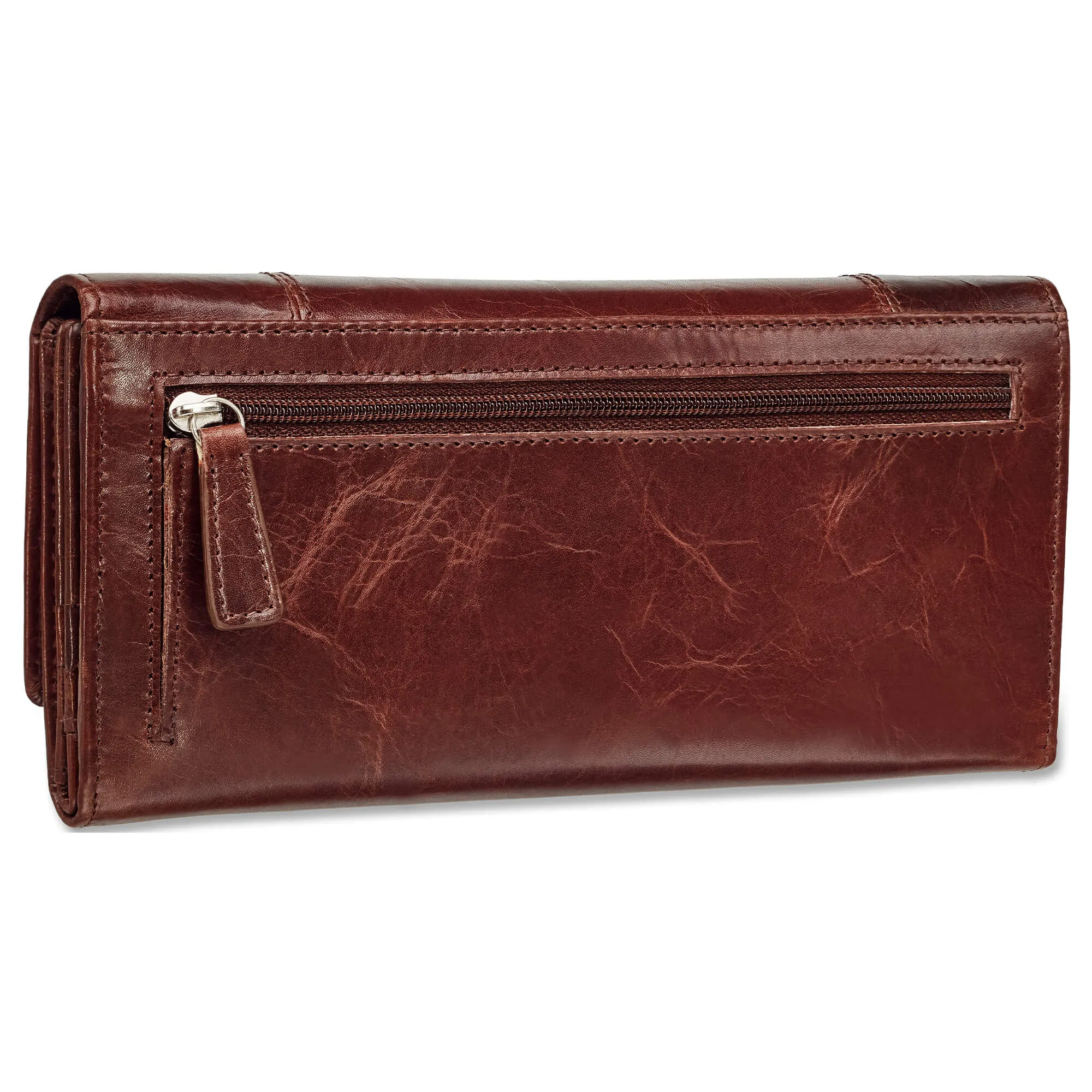 Mancini CASABLANCA Ladies' RFID Secure Trifold Wallet